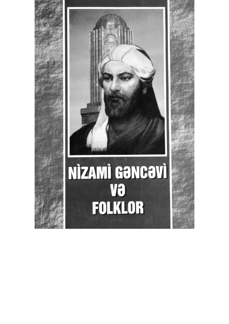 Nizami Gəncəvi Və Folklor Seyfəddin Rzasoy